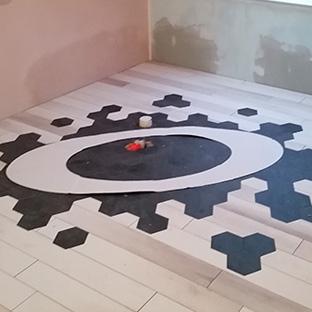 Fliesenreparatur nachher