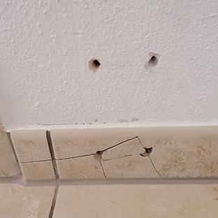 Sockelschaden vorher
