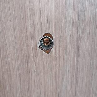 Türschaden vorher