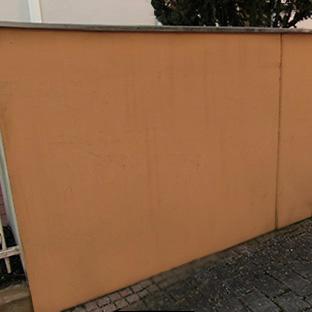 Gartenwand İnstandgesetzt